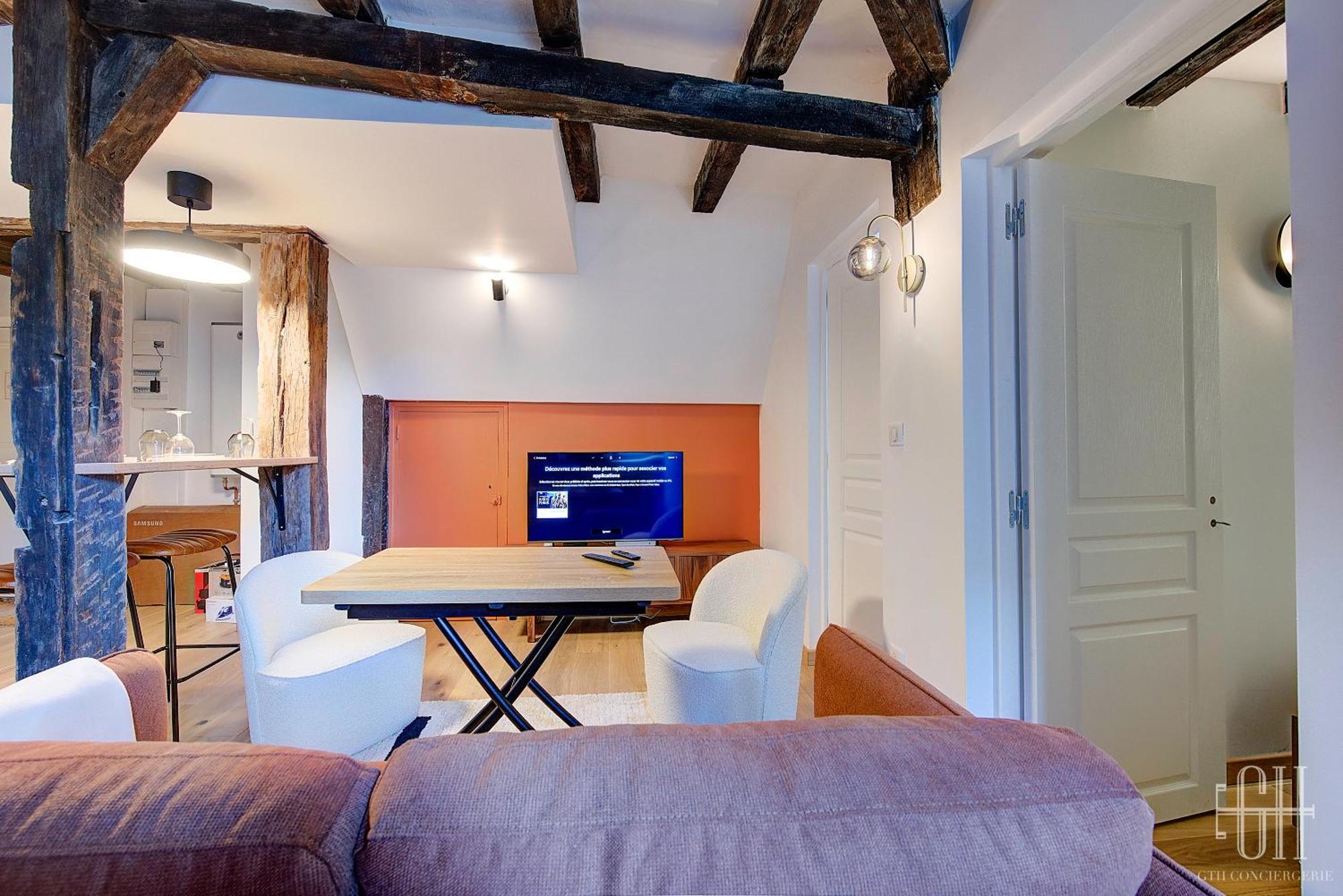 Appartement Avec 2 Chambres, Bureau Et Wifi Fibre Tours Extérieur photo